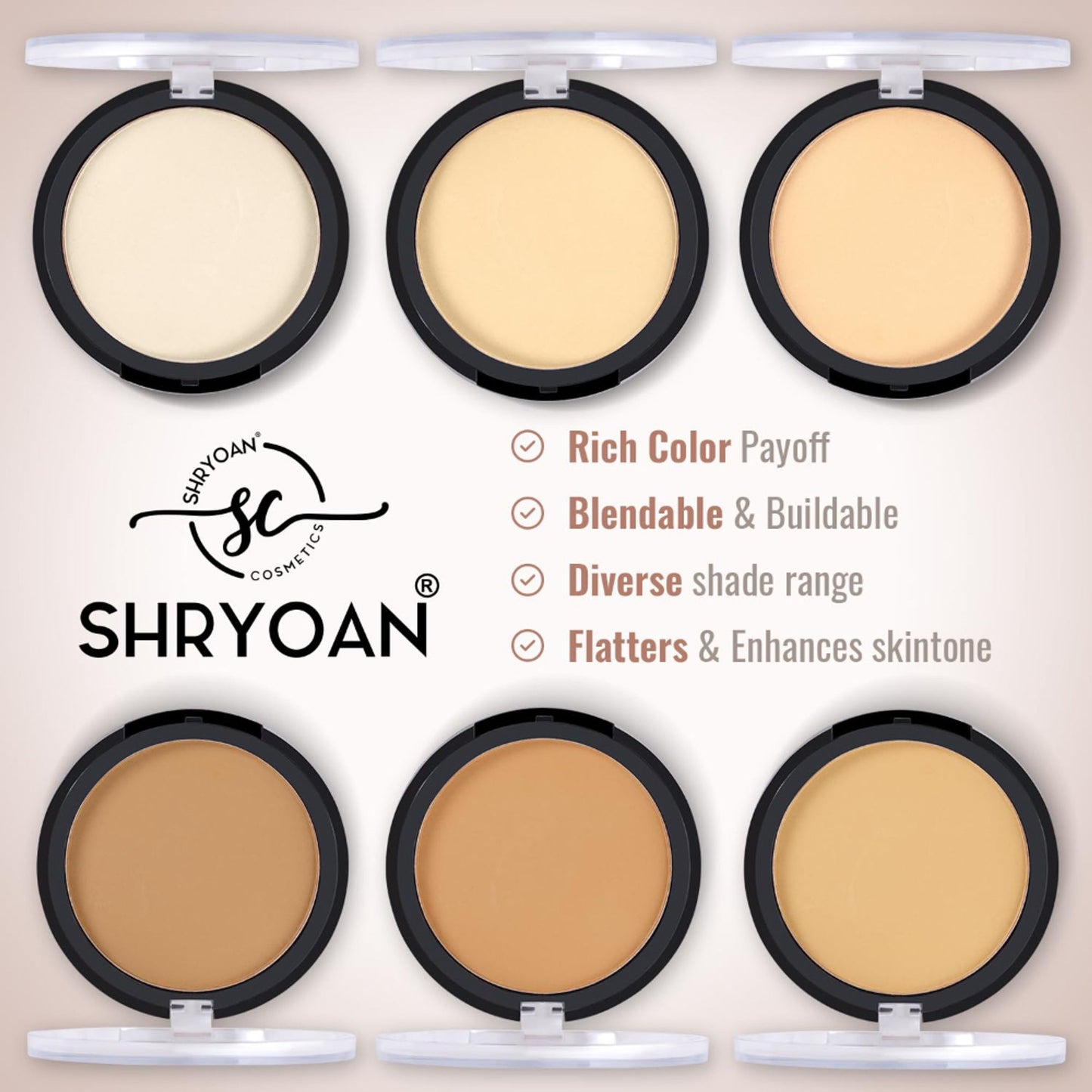 Shryoan Infinite Waterproof Compact Powder - 5