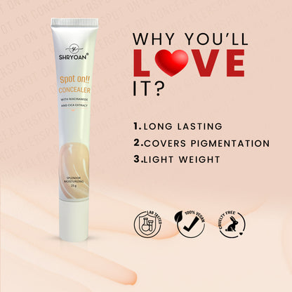 Shryoan Full Coverage and Lightweight Formula Spot on Concealer - 7