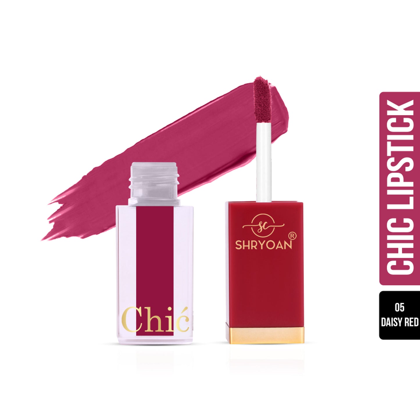 Shryoan Chic Velvet Matte Liquid Lipstick - Dasiy Red-05