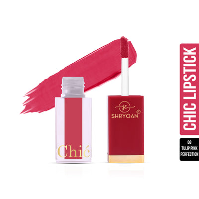 Shryoan Chic Velvet Matte Liquid Lipstick - Tulip Pink Perfection-08