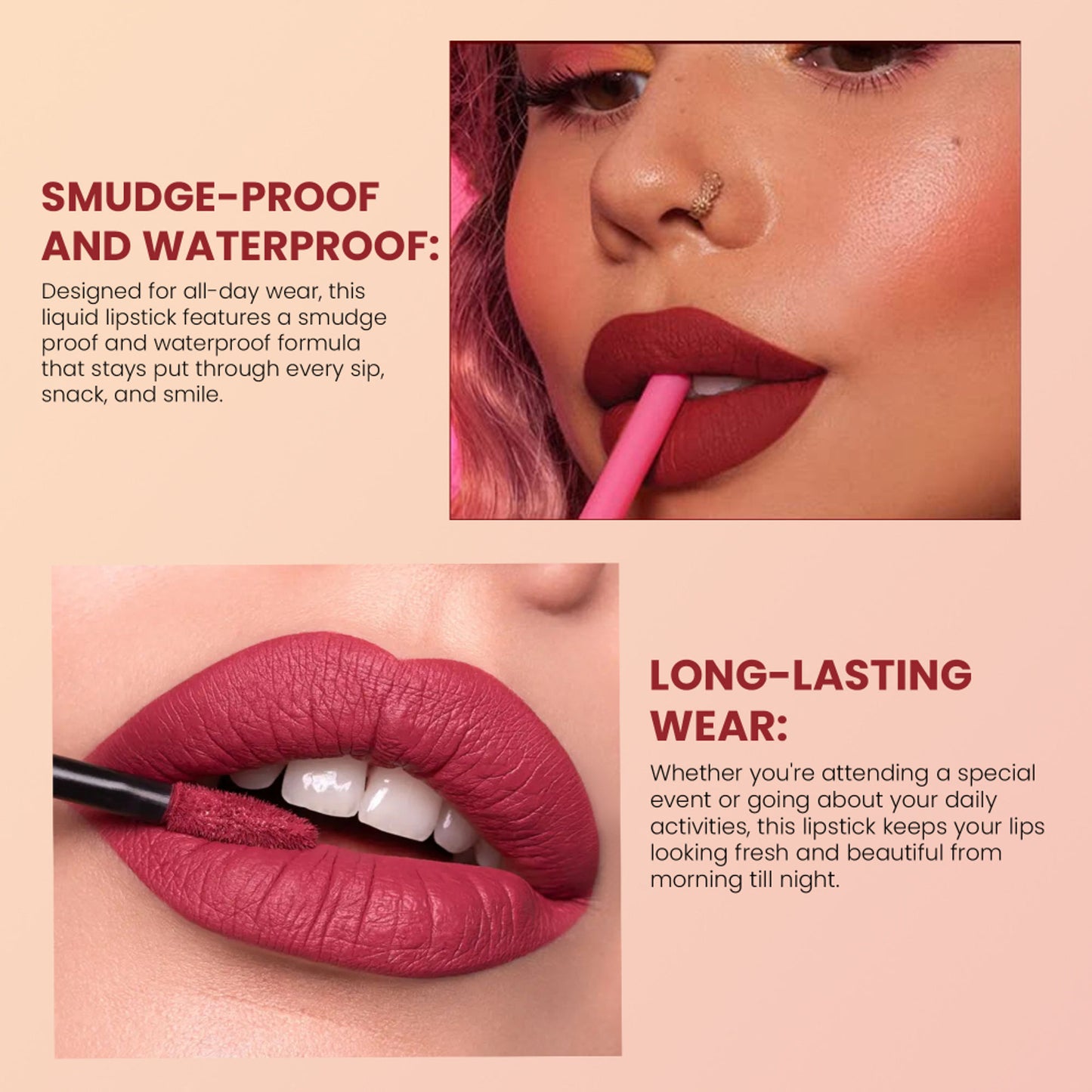 Shryoan Chic Velvet Matte Liquid Lipstick - Lavender Lotus-16