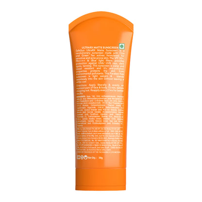 Lotus Herbals UltraRx Matte Sunscreen SPF 50+ PA++++ | With Cica and Green Tea | All Skin Types