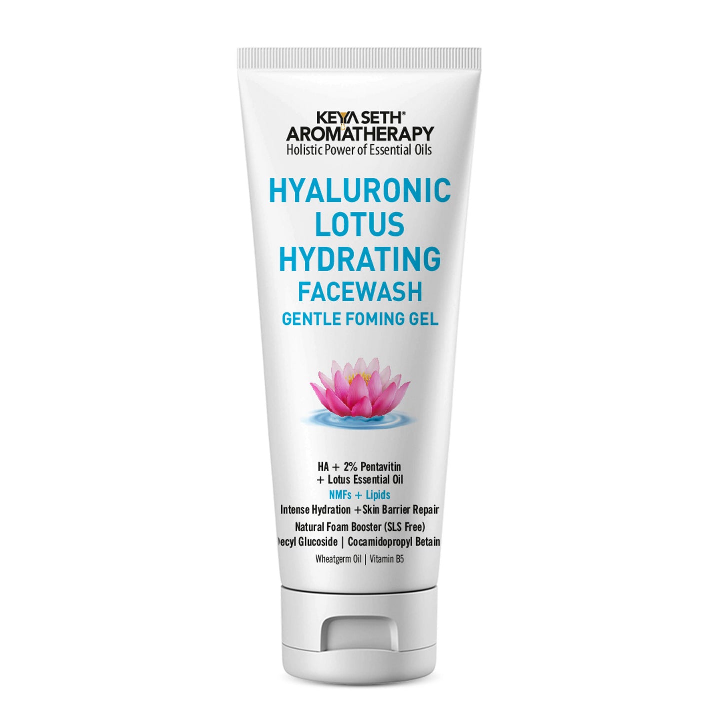 Keya Seth Aromatherapy Hyaluronic Lotus Hydrating Facewash Decyl Glucoside Skin Barrier Repair