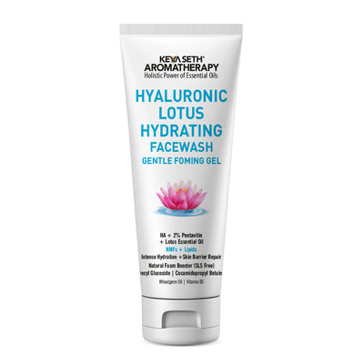 Keya Seth Aromatherapy Hyaluronic Lotus Hydrating Facewash Decyl Glucoside Skin Barrier Repair