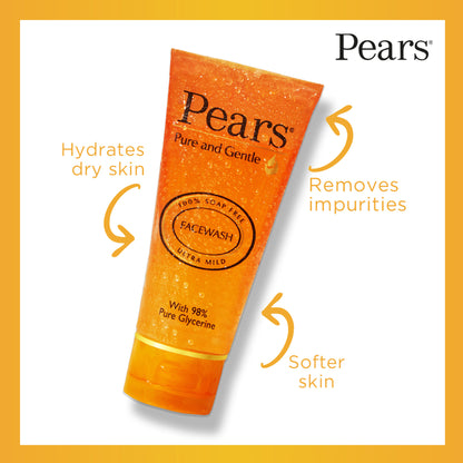 Pears Ultra Mild Facewash - Pure & Gentle