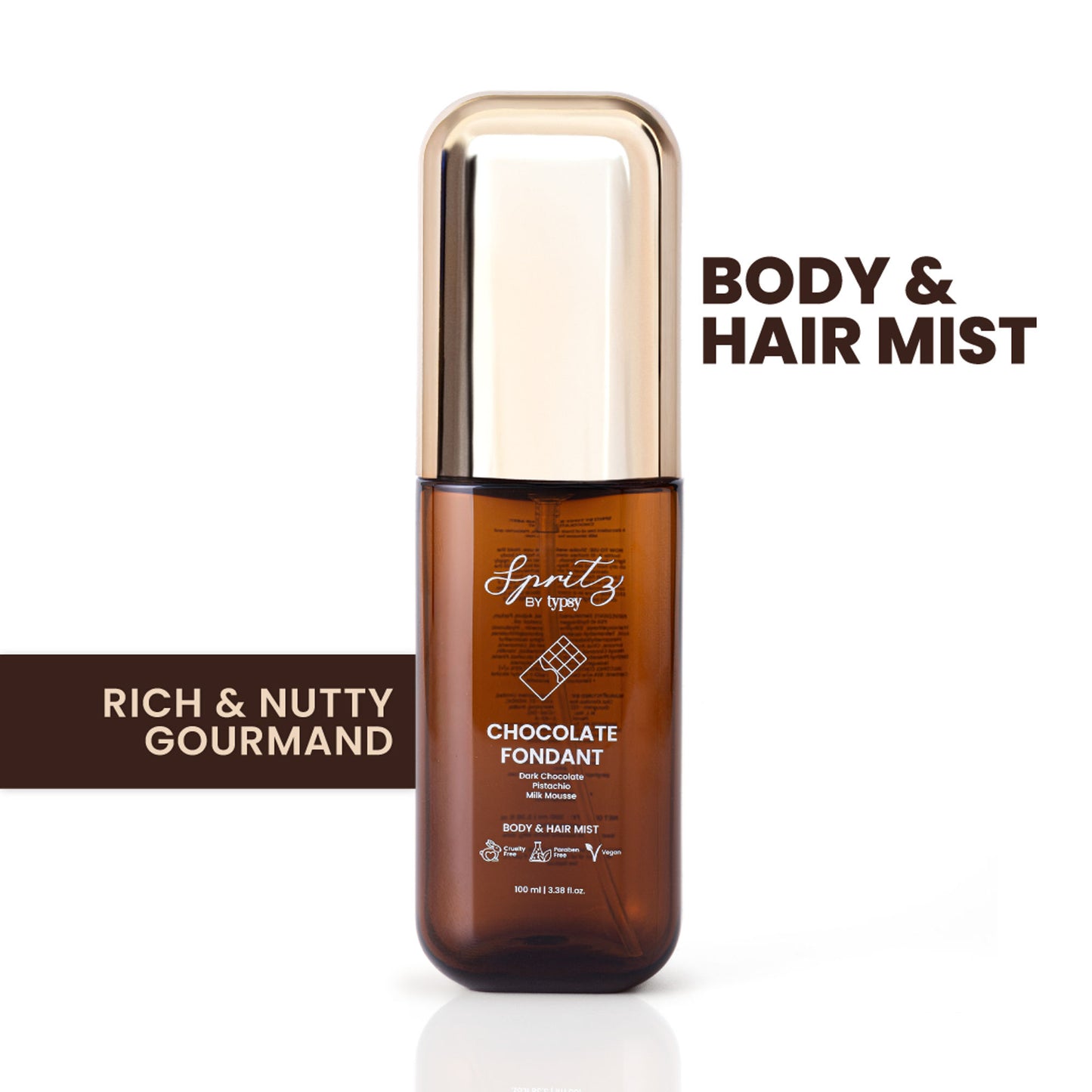 Typsy Beauty Spritz By Typsy Body & Hair Mist - Chocolate Fondant