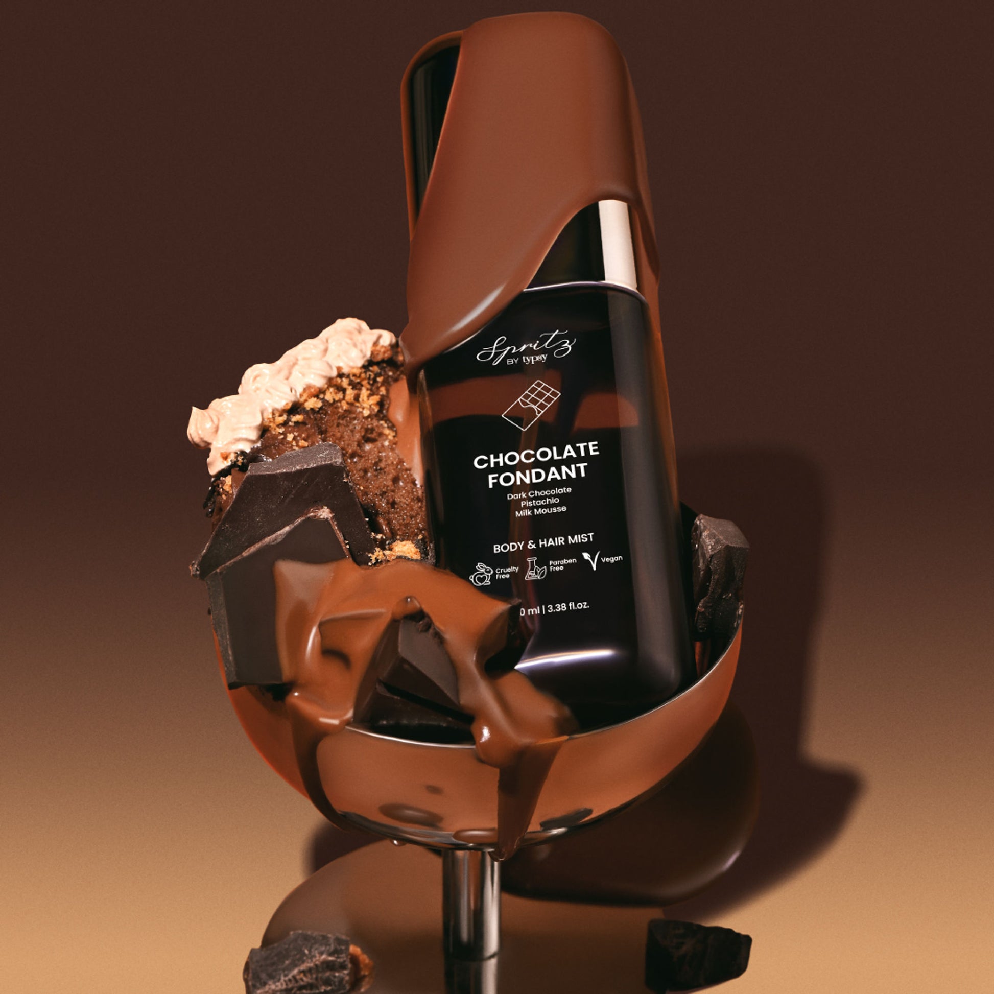 Typsy Beauty Spritz By Typsy Body & Hair Mist - Chocolate Fondant
