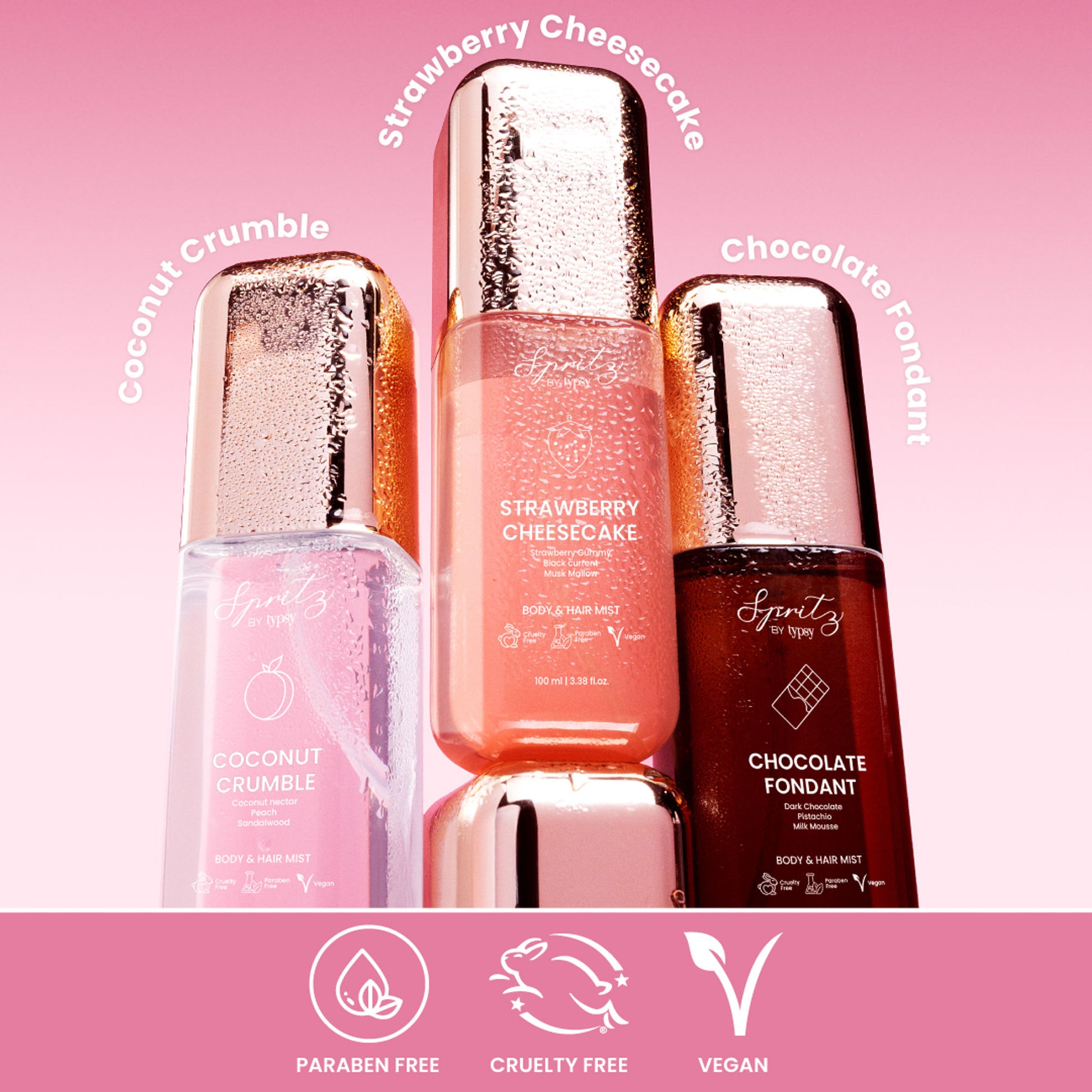 Typsy Beauty Spritz By Typsy Body & Hair Mist - Chocolate Fondant