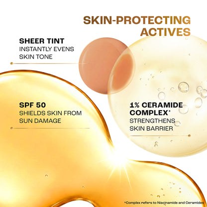 Lakme Sun Expert Tinted Matte Fluid SPF 50 Sunscreen with 1% Ceramide for Barrier Repair - Bronze