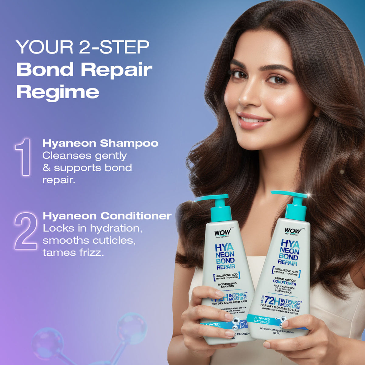 WOW Skin Science HyaNeon Bond Repair Shampoo
