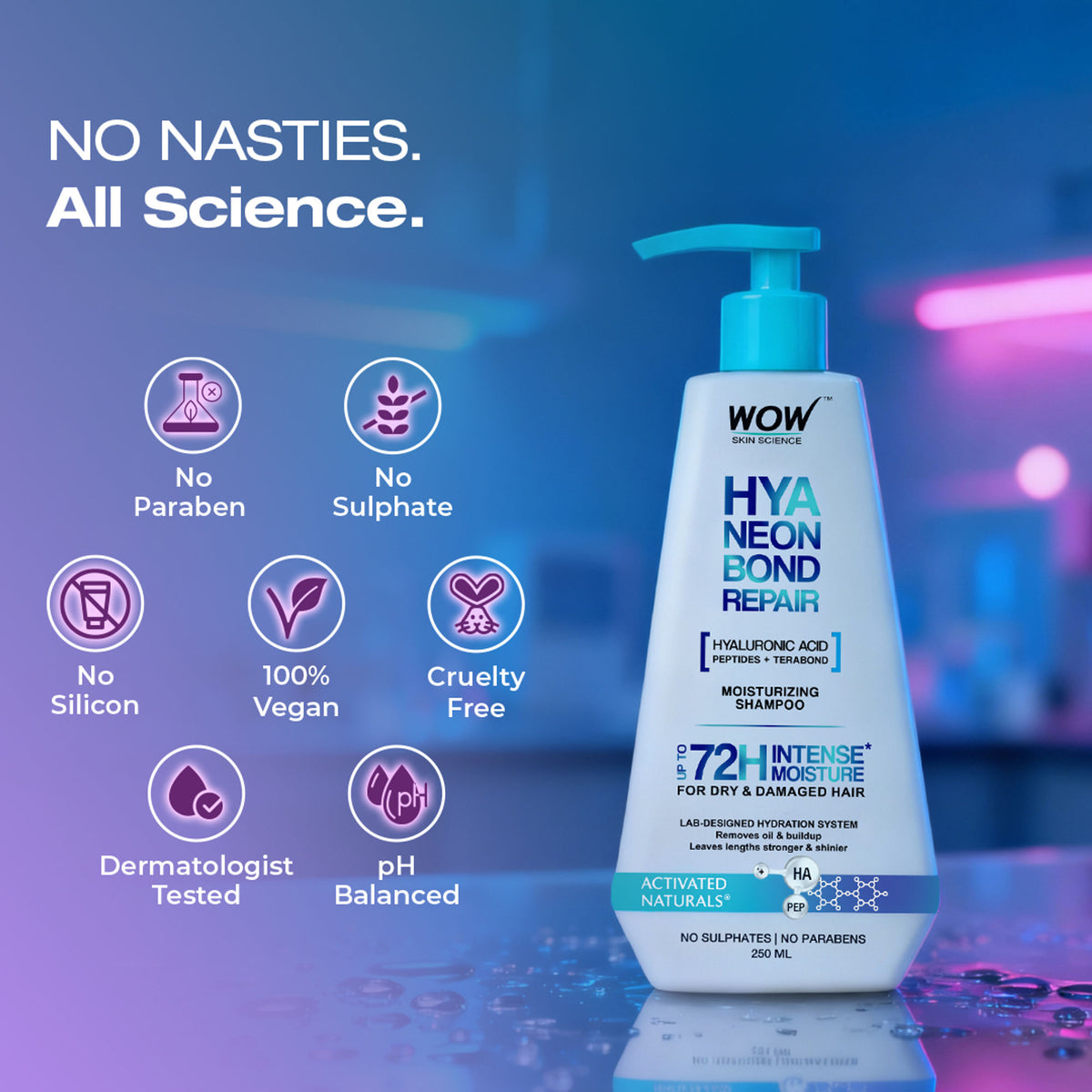 WOW Skin Science HyaNeon Bond Repair Shampoo