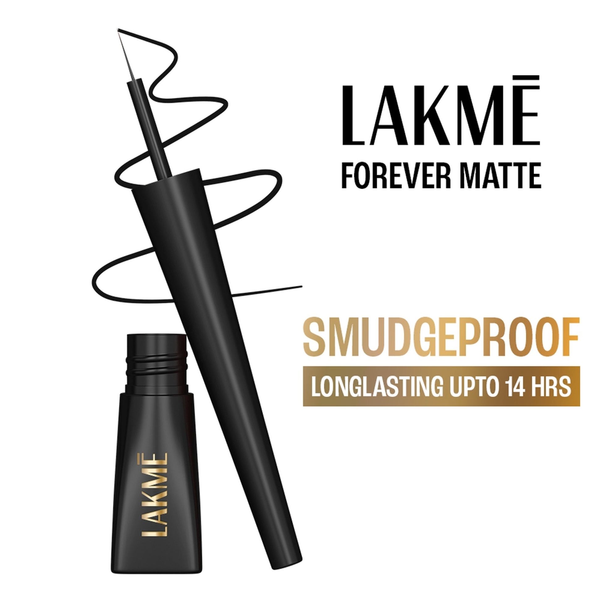 Lakme Forever Matte Liquid Eyeliner - Black