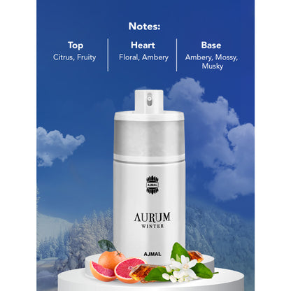Ajmal India Aurum Winter Eau De Parfum For Women