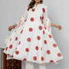 Dhiyona IE Women Printed Panelled Sequinned Pure Cotton Kurta Trousers & Dupatta