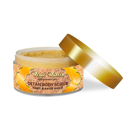 Vedic Valley Ghee & Khus Khus Detan Body Scrub