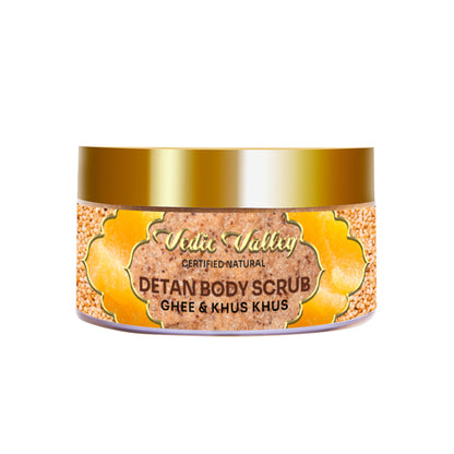 Vedic Valley Ghee & Khus Khus Detan Body Scrub