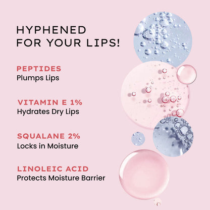 Hyphen by Kriti Sanon hazel vitamin-infused peptide lip balm, hydrating and smoothing lips with moisture repair