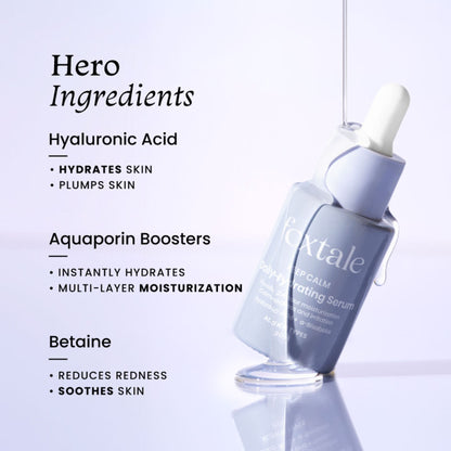 Foxtale Hydrating Serum With Hyaluronic Acid & 6 Hydration Boosters for 24 hours Moisturization