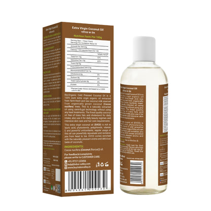 Indus Valley Bio Organic Extra Virgin Coconut Oil for Body, Hair & Skin