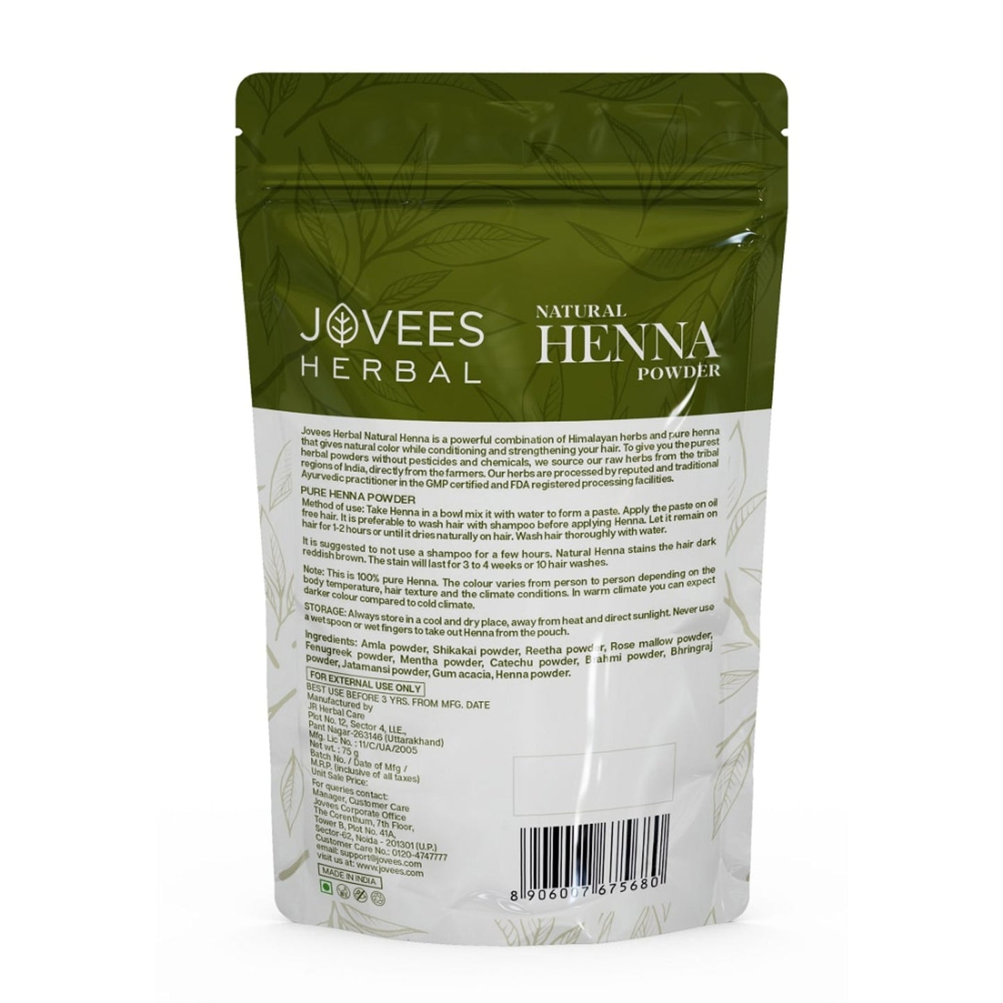 Jovees Herbal Mehandi/Henna Powder