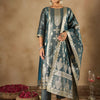 Dhiyona IE Women Ethnic Motifs Regular Kurta with Trousers & Dupatta