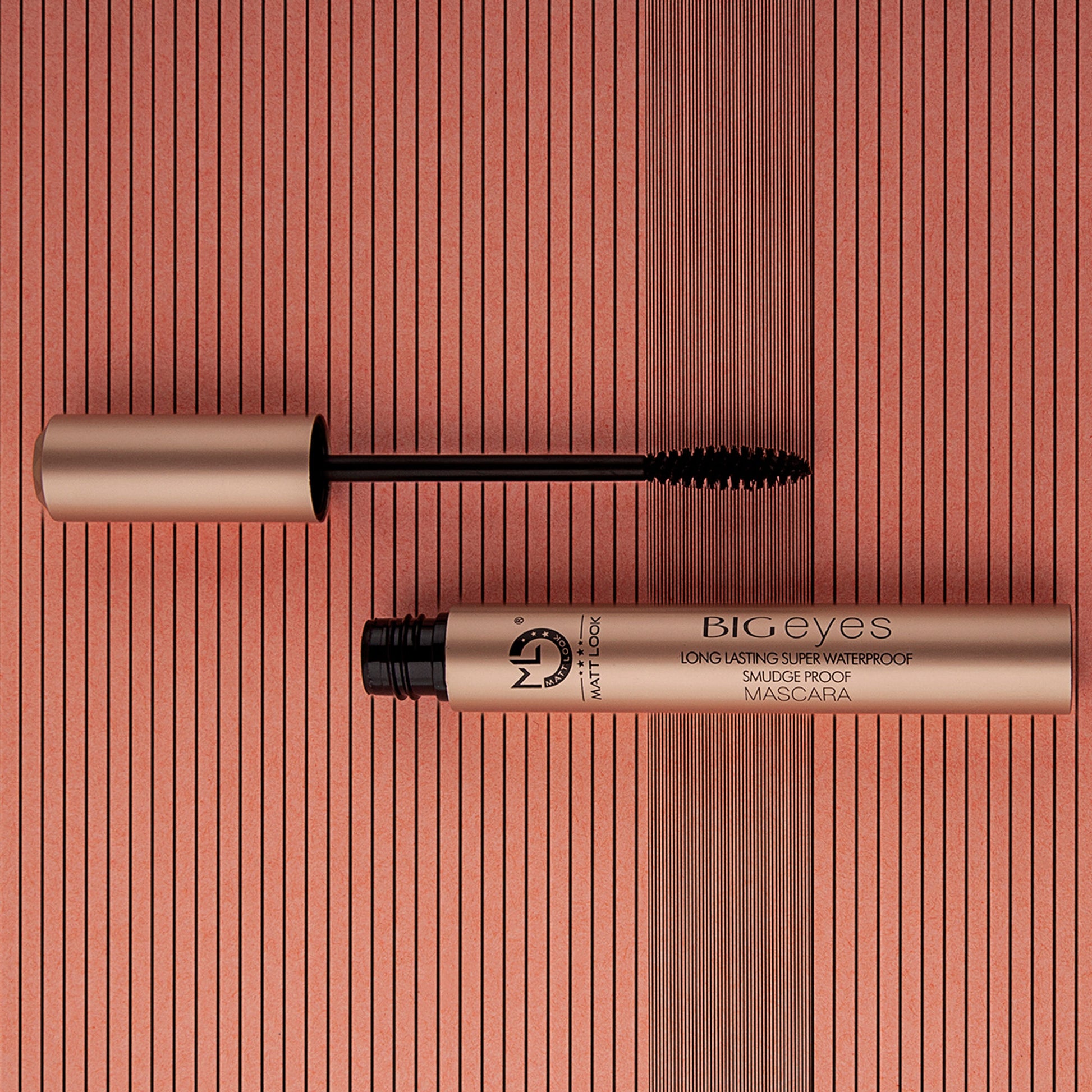 Matt look Big Eyes Long Lasting Super Waterproof Smudge Proof Mascara - Black