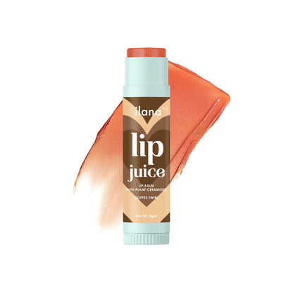 Ilana Lip Juice Hydrating & Plumping Tinted Lip Balm - Coffee Swirl