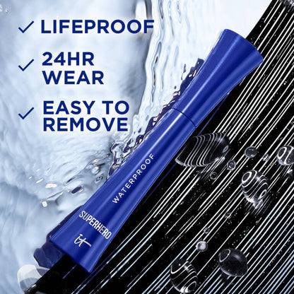 IT COSMETICS Superhero Waterproof Mascara Super Black Waterproof