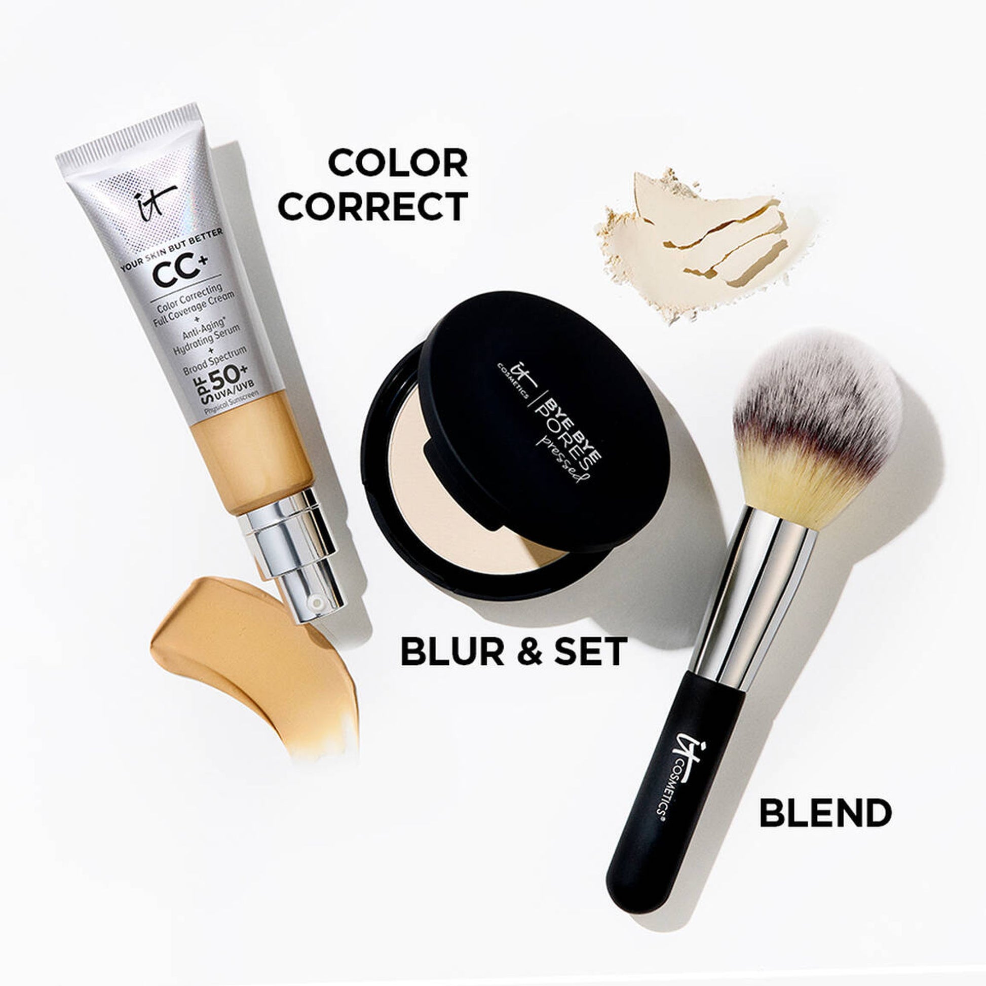IT COSMETICS Bye Bye Pores Presses Setting Powder- Translucent