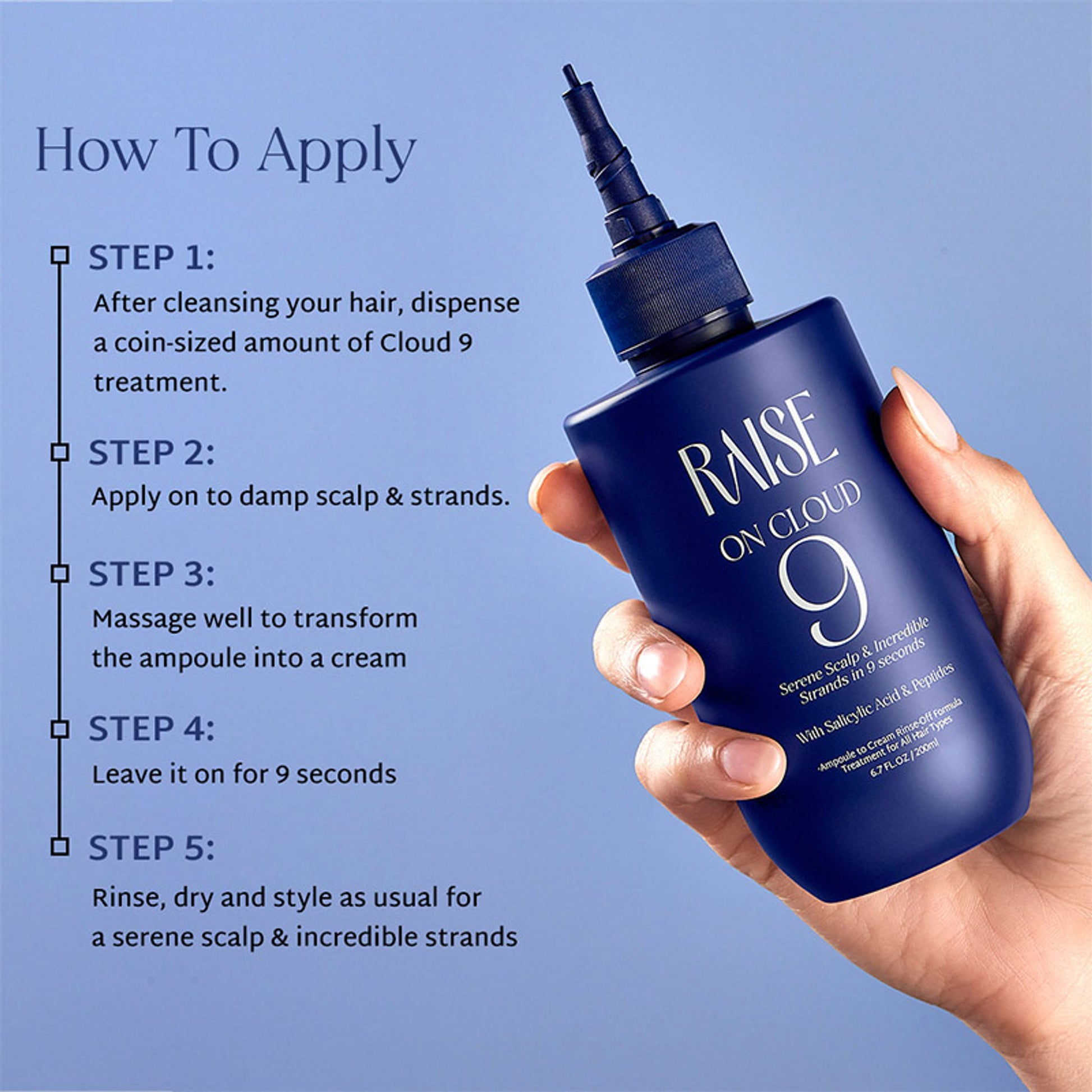 Raise On Cloud 9 Ampoule-to-Cream Wash Off Treatment