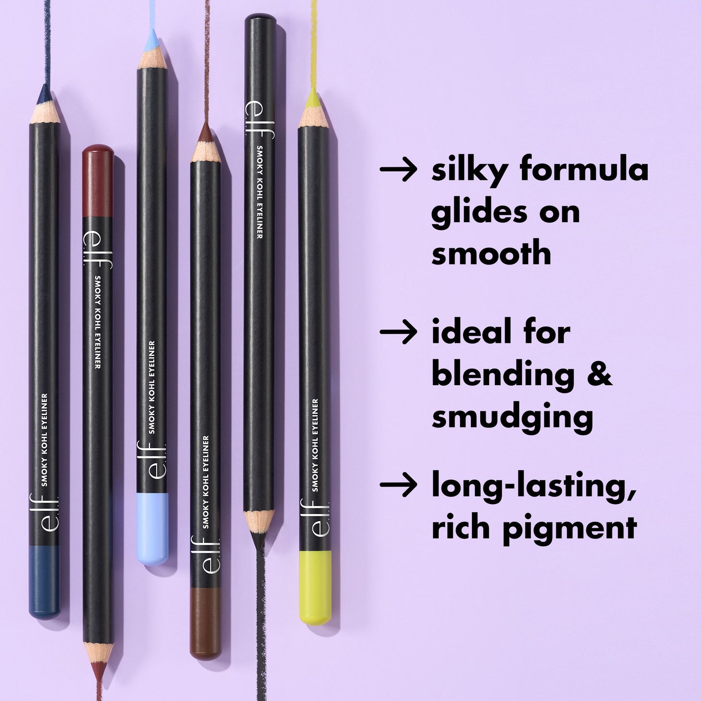 e.l.f. Cosmetics Smoky Kohl Eyeliner - Black Velvet