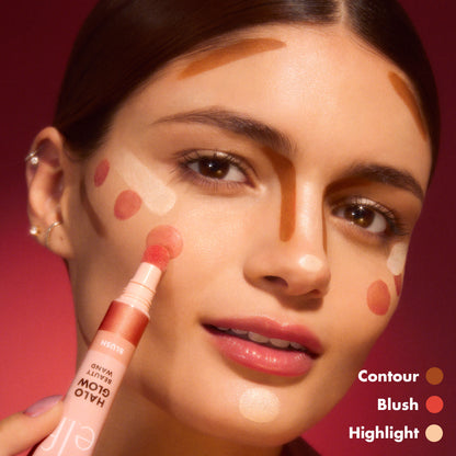 e.l.f. Cosmetics Halo Glow Highlight Beauty Wand - Pink Prism