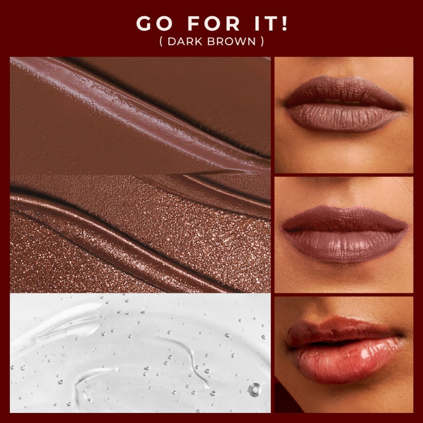 LoveChild Masaba Power Tough Girls 3-In-1 Lip Gloss - Go For It