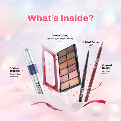MARS Cosmetics Eyes On Fire Eye Makeup Gift Set - Pack Of 4