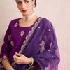 Dhiyona IE Women Ethnic Motifs Embroidered Regular Kurta with Trousers & With Dupatta