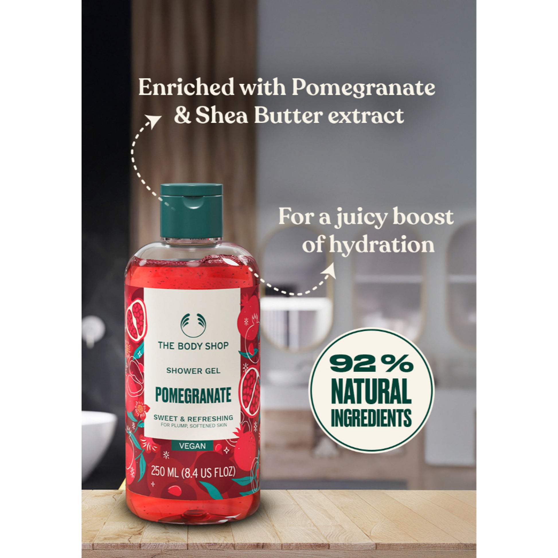The Body Shop India Edit Pomegranate Shower Gel