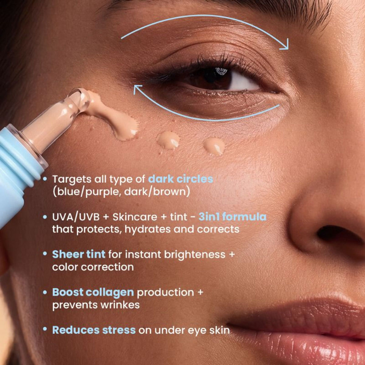 Rivona Naturals 2-In-1 Tinted Eye Cream