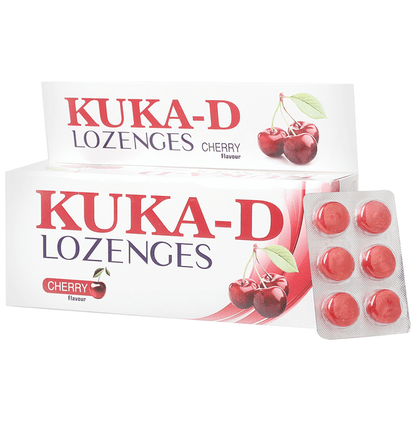 Multani Kuka-D Cough Lozenges Cherry