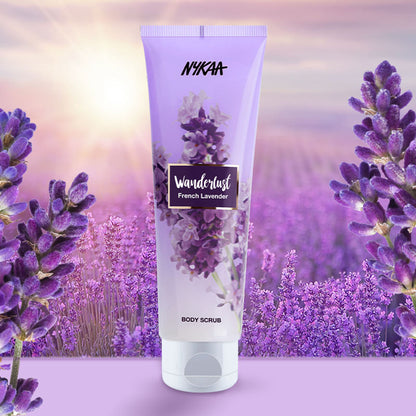Nykaa Wanderlust Exfoliating Body Scrub - French Lavender