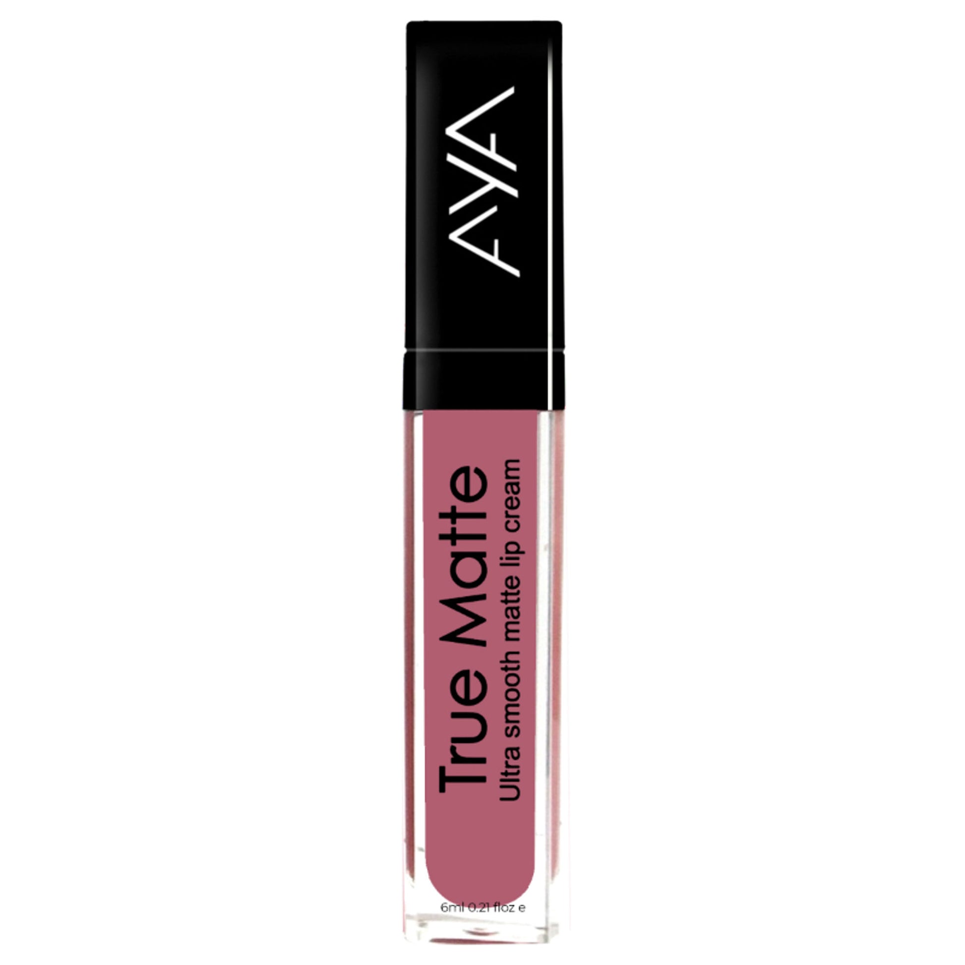 AYA True Matte Liquid Lipstick, Ultra Smooth Matte Lip Cream, 06 Pink Nude