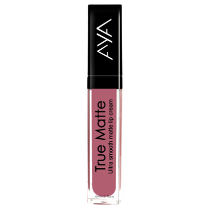 AYA True Matte Liquid Lipstick, Ultra Smooth Matte Lip Cream, 06 Pink Nude