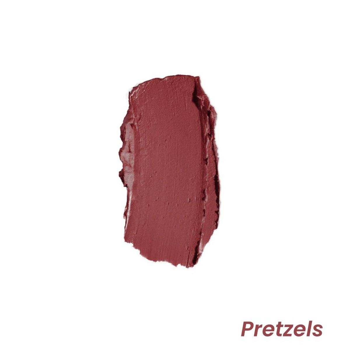 La Mior Blurry Fudgy Lip Tint in Pretzels, close-up of the creamy, blurry lip tint applied on lips for a natural, fudgy look.