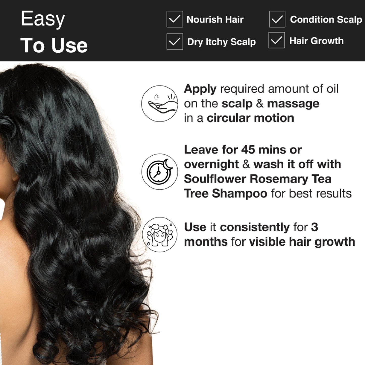 Soulflower Coldpressed Pure Natural Bhringraj Oil with Coconut and Sesame