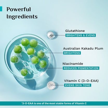 Pilgrim 10% Vitamin C Brightening Gel Face Wash Triple Glow+++ with 5% Niacinamide For Dark Spots