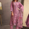 Dhiyona IE Floral Embroidered Regular Thread Work Kurta With Trousers & Dupatta