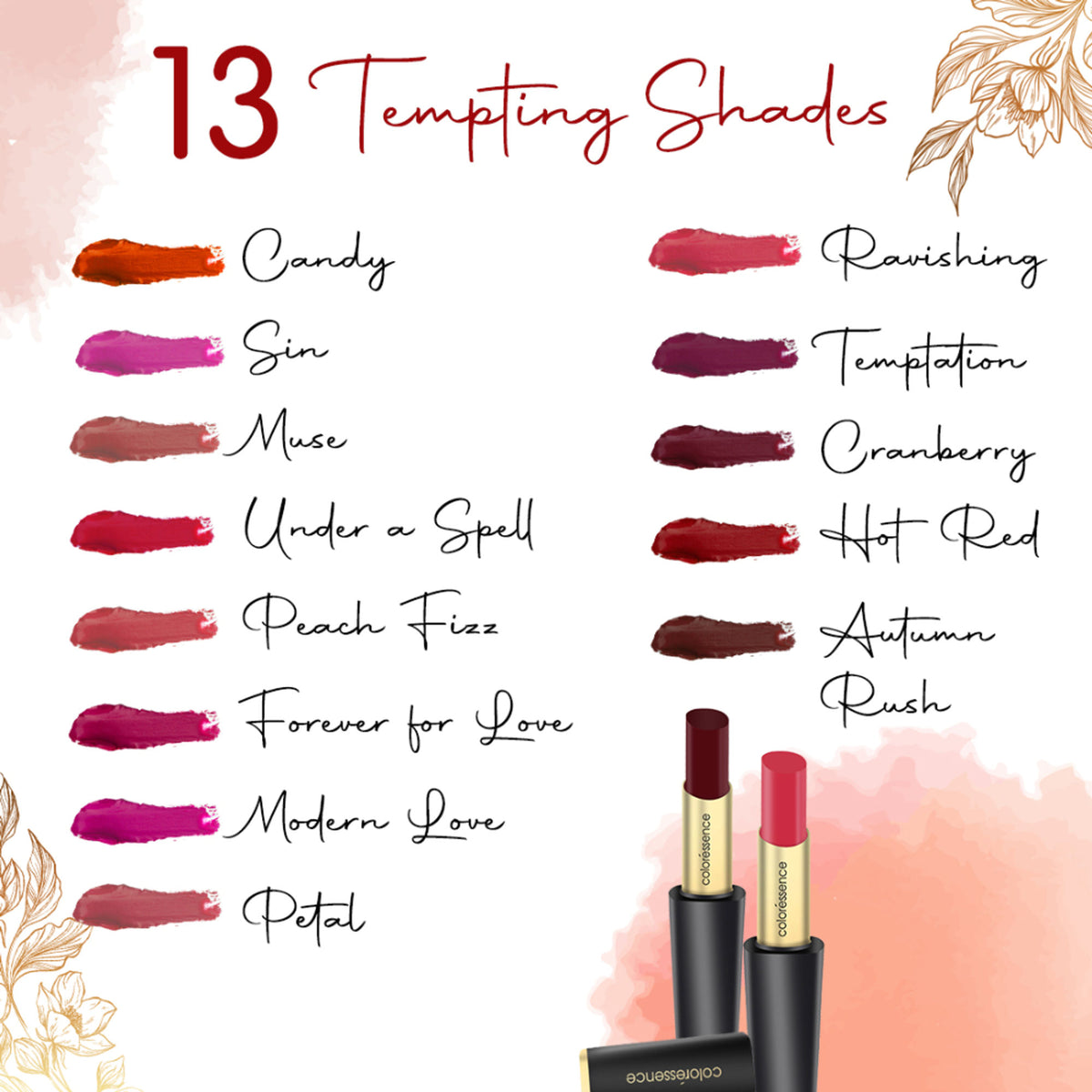 Coloressence Intense Long Wear Lip Color - Classic Red