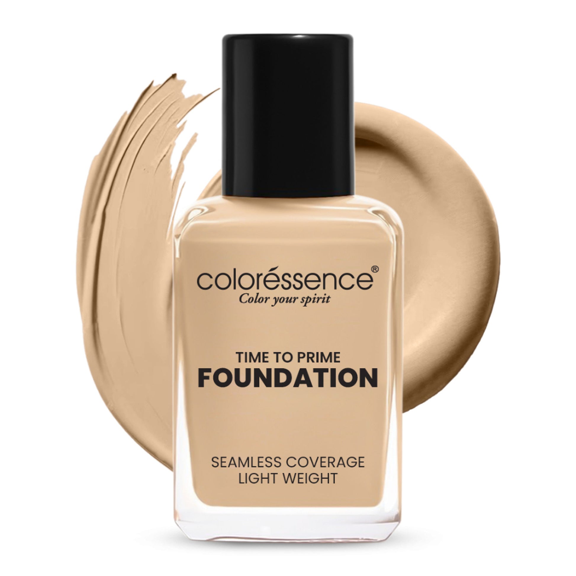 Coloressence Time To Prime Foundation - Caramel