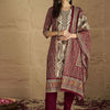 Dhiyona VA Women's Printed Pure Cotton Kurta with Trousers & Dupatta
