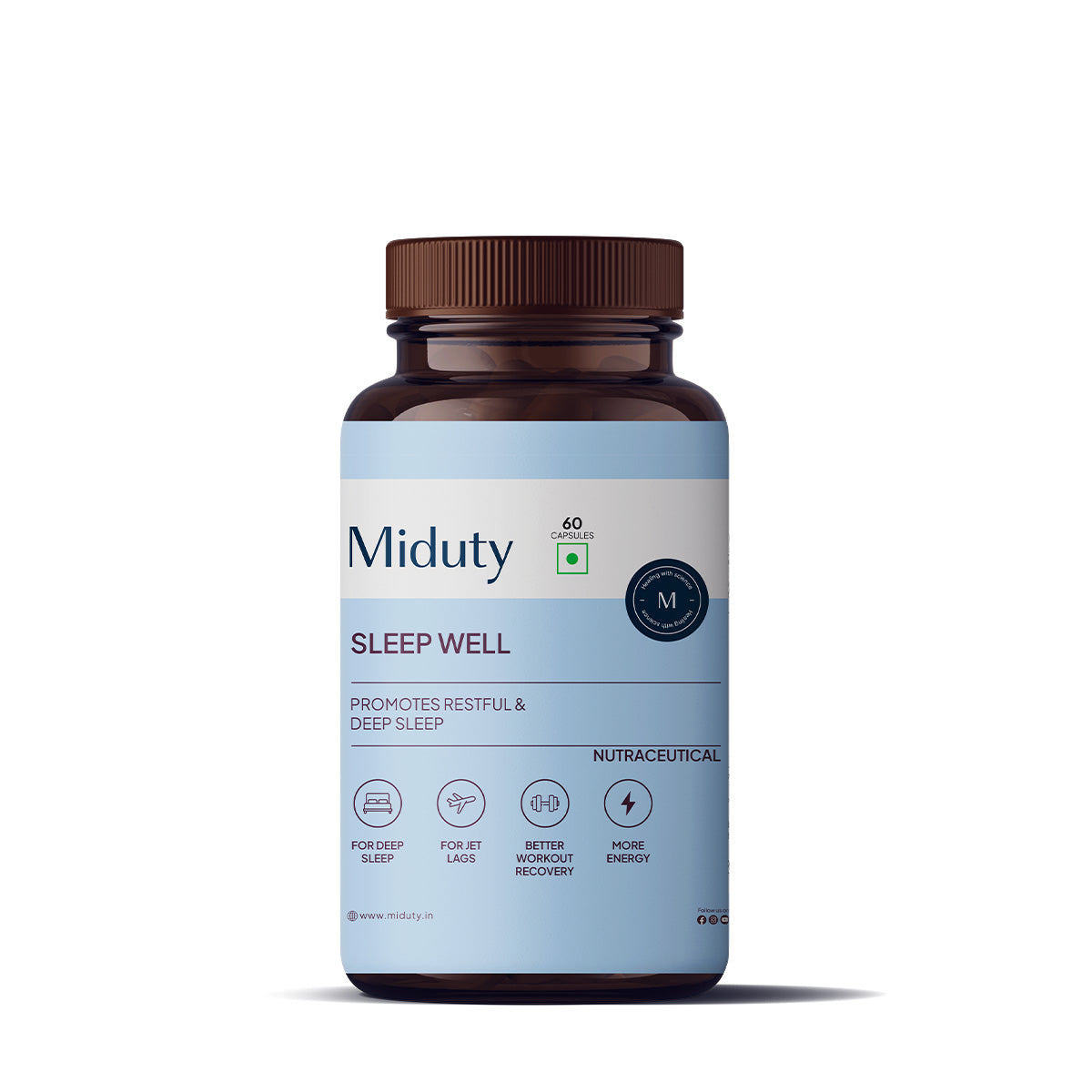 Miduty by Palak Notes Sleep Well Capsules - Indyancart