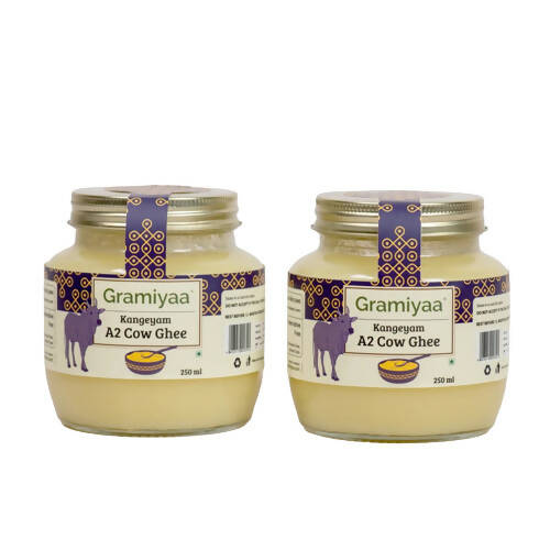 Gramiyaa Kangeyam A2 Cultured Cow Ghee | 100% Desi Ghee | Pure & Organic Ghee